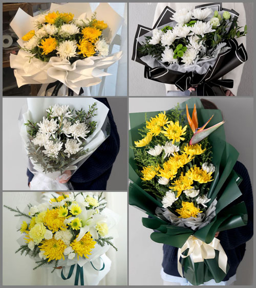 广西钦州浦北区江城街道白事花束代送